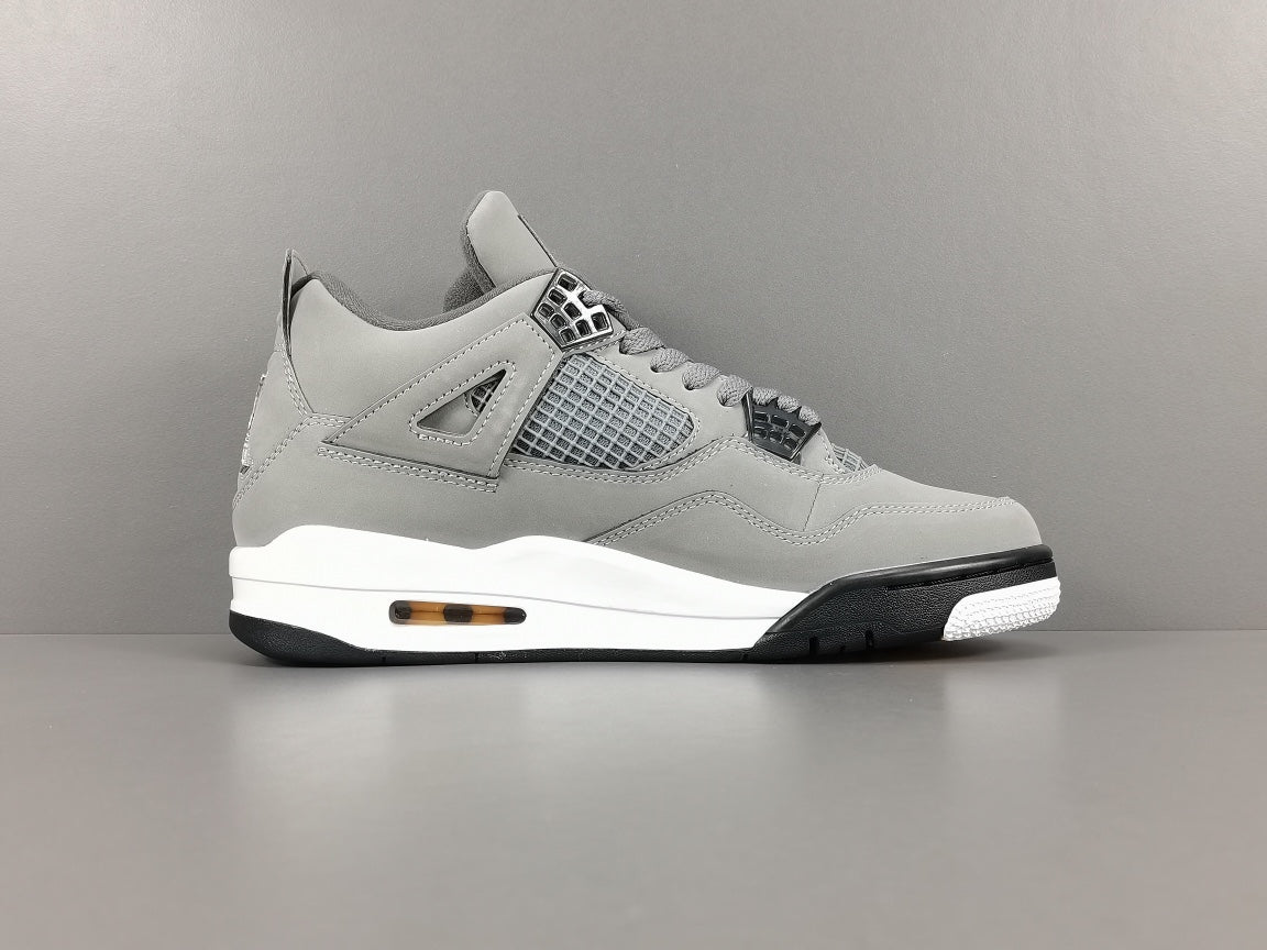 JORDAN 4 - Cool Sneakers - Grey Unisex Streetwear Limited Edition - Introducing the iconic Jordan 4 Cool Grey, a timeless sneaker that perfectly blends style, comfort,