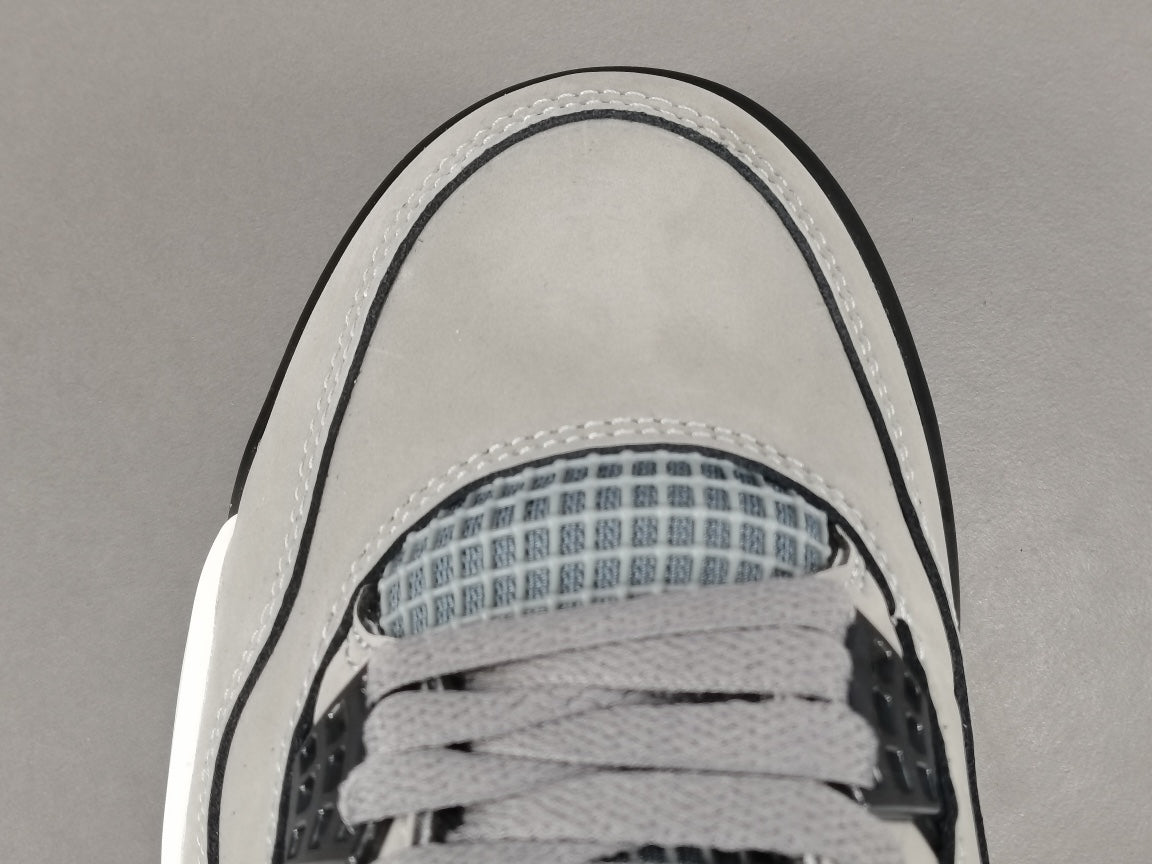 JORDAN 4 - Cool Sneakers - Grey Unisex Streetwear Limited Edition - Introducing the iconic Jordan 4 Cool Grey, a timeless sneaker that perfectly blends style, comfort,