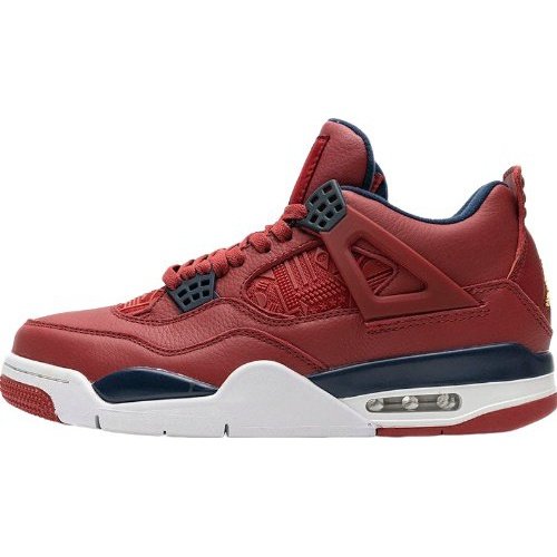 JORDAN 4 - Fiba Sneakers - Black Unisex Streetwear Limited Edition
