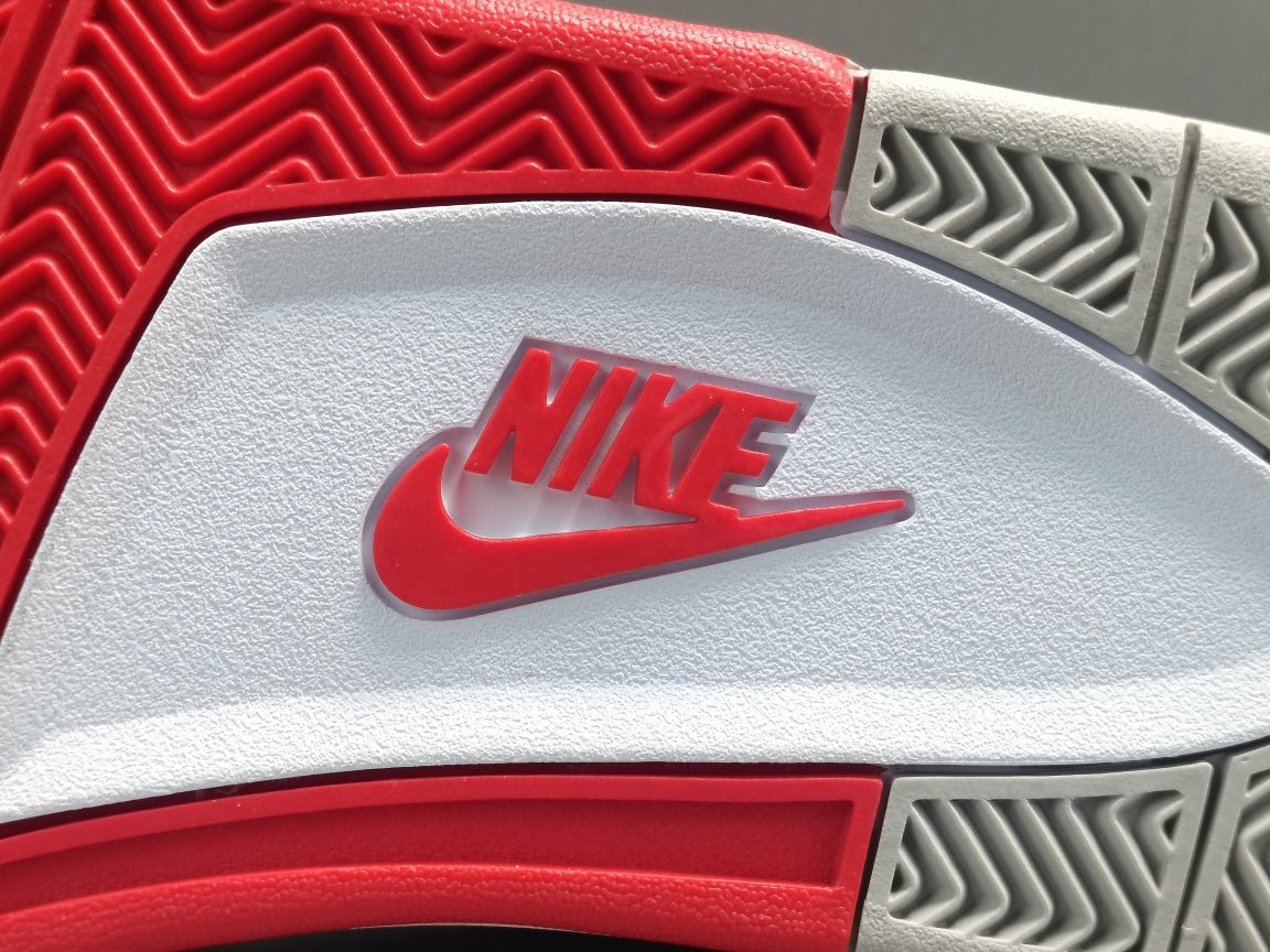 JORDAN 4 - Fire Sneakers - Red Unisex Streetwear Limited Edition