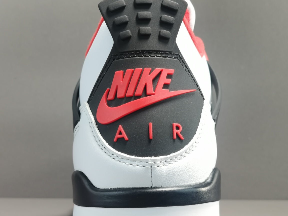 JORDAN 4 - Fire Sneakers - Red Unisex Streetwear Limited Edition