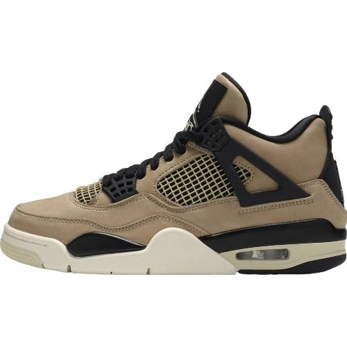 JORDAN 4 - Fossil Sneakers - Black Unisex Streetwear Limited Edition