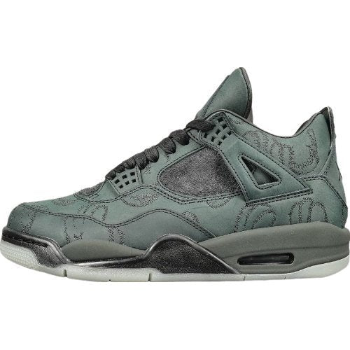 JORDAN 4 - Kaws Olive Sneakers - Black Unisex Streetwear Limited Edition