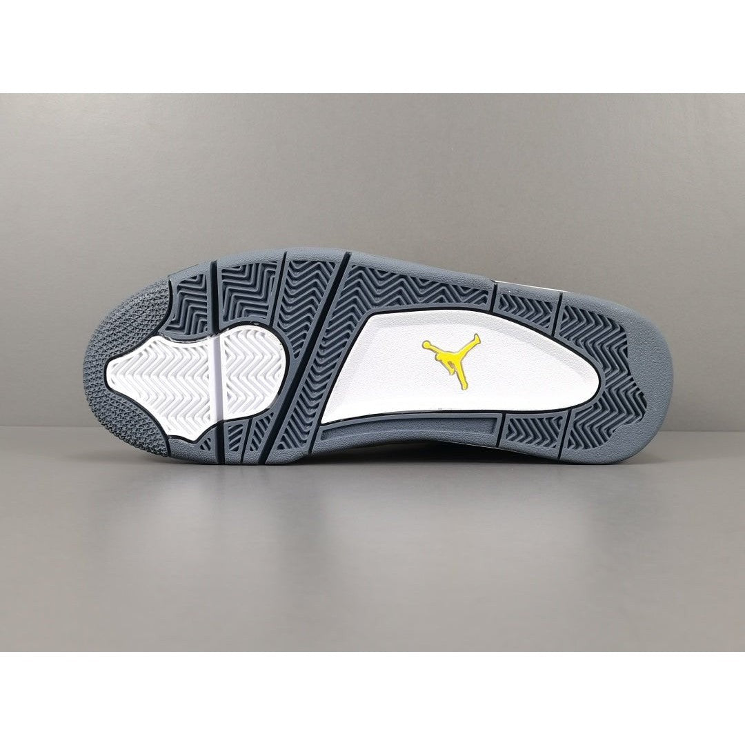 JORDAN 4 - Lightning Sneakers - Yellow Unisex Streetwear Limited Edition