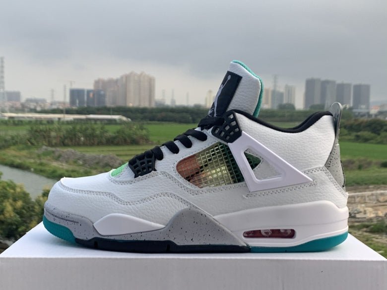 JORDAN 4 - Lucid Rasta Sneakers - Green Unisex Streetwear Limited Edition