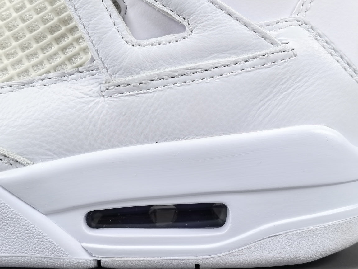 JORDAN 4 - Metallic Sneakers - Purple Unisex Streetwear Limited Edition - Introducing the Jordan 4 Metallic Purple, a captivating fusion of heritage and modern style. These