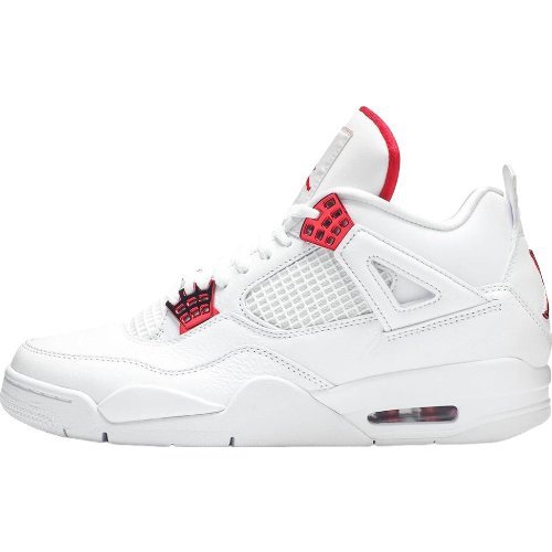 JORDAN 4 - Metallic Sneakers - Red Unisex Streetwear Limited Edition