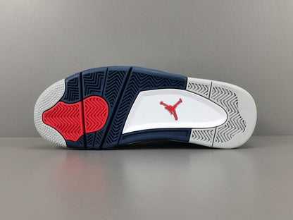 JORDAN 4 - Midnight Sneakers - Navy Unisex Streetwear Limited Edition