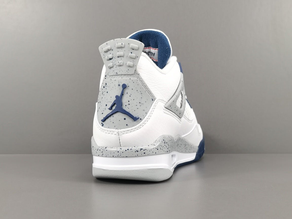 JORDAN 4 - Midnight Sneakers - Navy Unisex Streetwear Limited Edition
