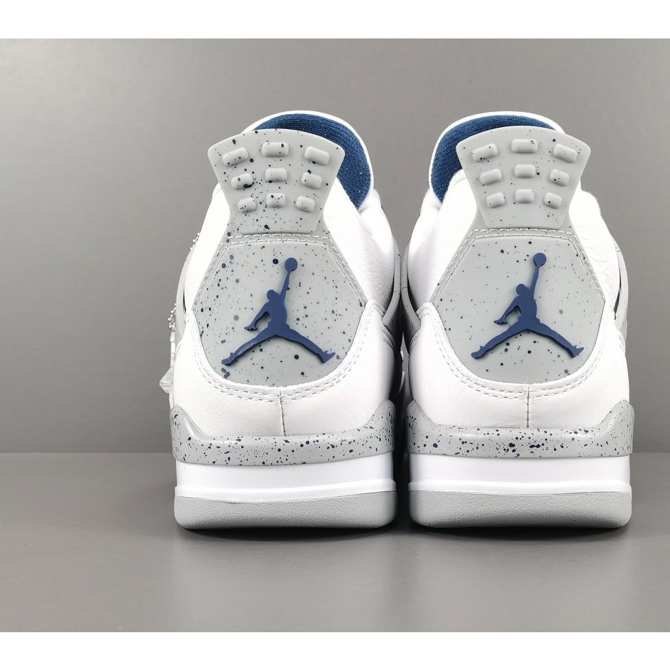 JORDAN 4 - Midnight Sneakers - Navy Unisex Streetwear Limited Edition