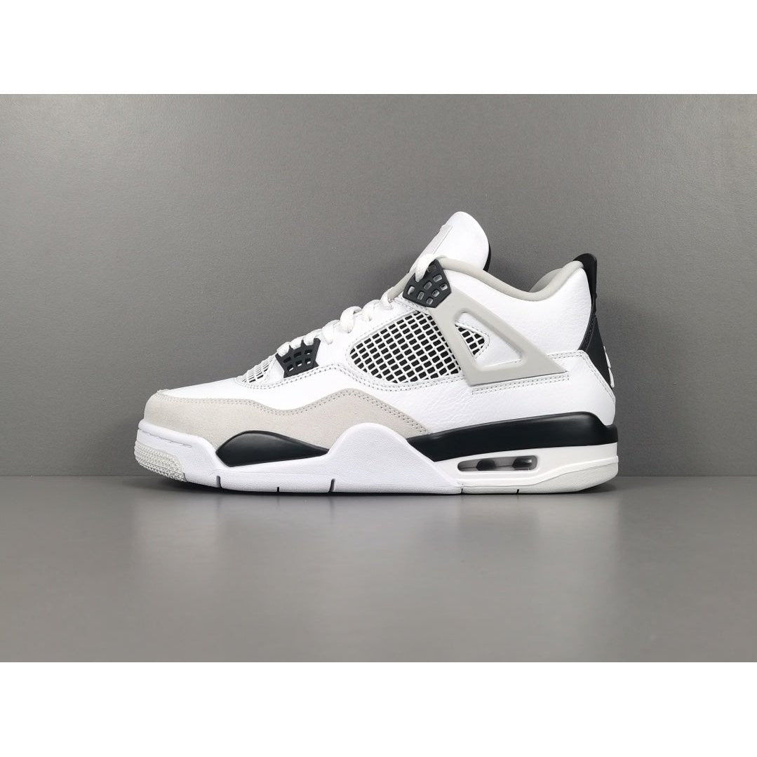 JORDAN 4 - Military Sneakers - Black Unisex Streetwear Limited Edition
