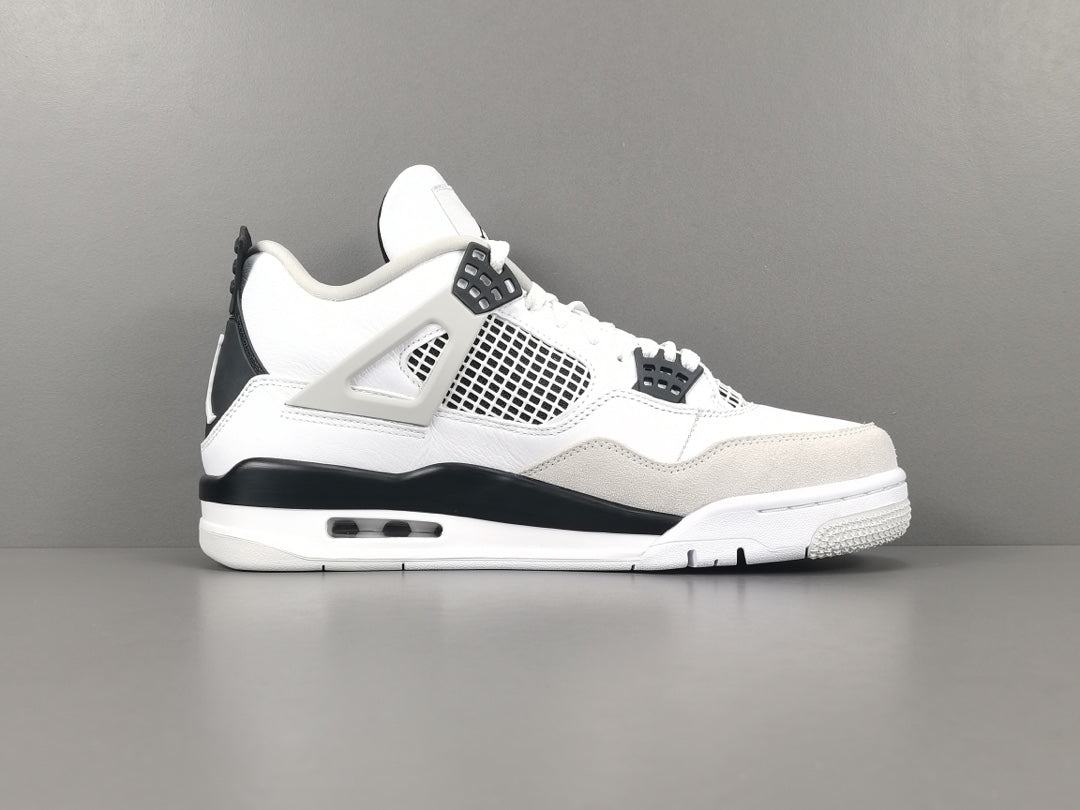 JORDAN 4 - Military Sneakers - Black Unisex Streetwear Limited Edition