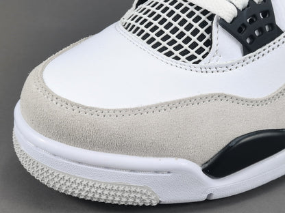 JORDAN 4 - Military Sneakers - Black Unisex Streetwear Limited Edition