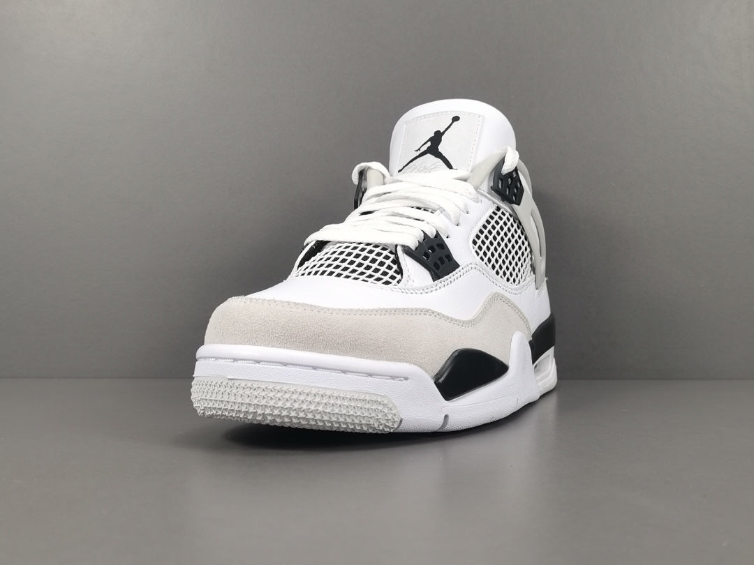 JORDAN 4 - Military Sneakers - Black Unisex Streetwear Limited Edition