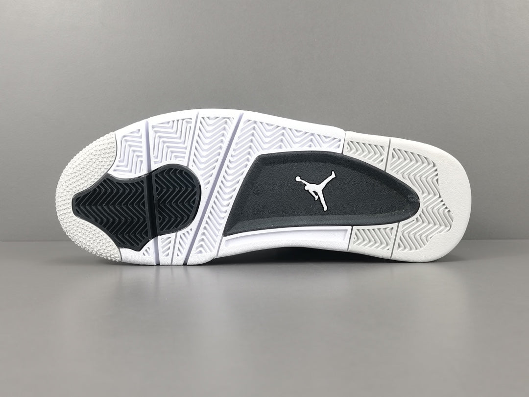 JORDAN 4 - Military Sneakers - Black Unisex Streetwear Limited Edition