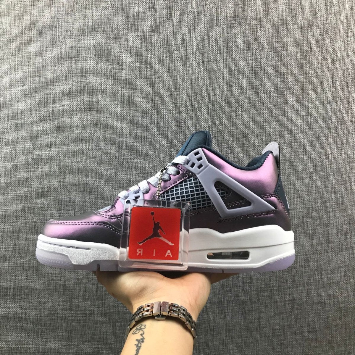 JORDAN 4 - Monsoon Sneakers - Blue Unisex Streetwear Limited Edition