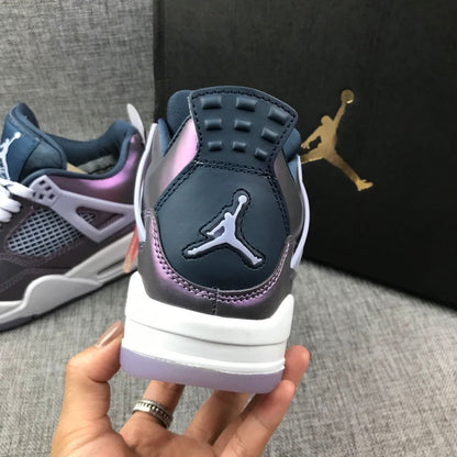 JORDAN 4 - Monsoon Sneakers - Blue Unisex Streetwear Limited Edition