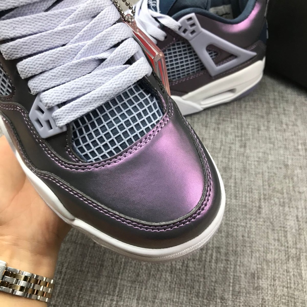 JORDAN 4 - Monsoon Sneakers - Blue Unisex Streetwear Limited Edition