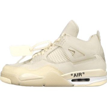 JORDAN 4 - Off - White Unisex Streetwear Limited Edition