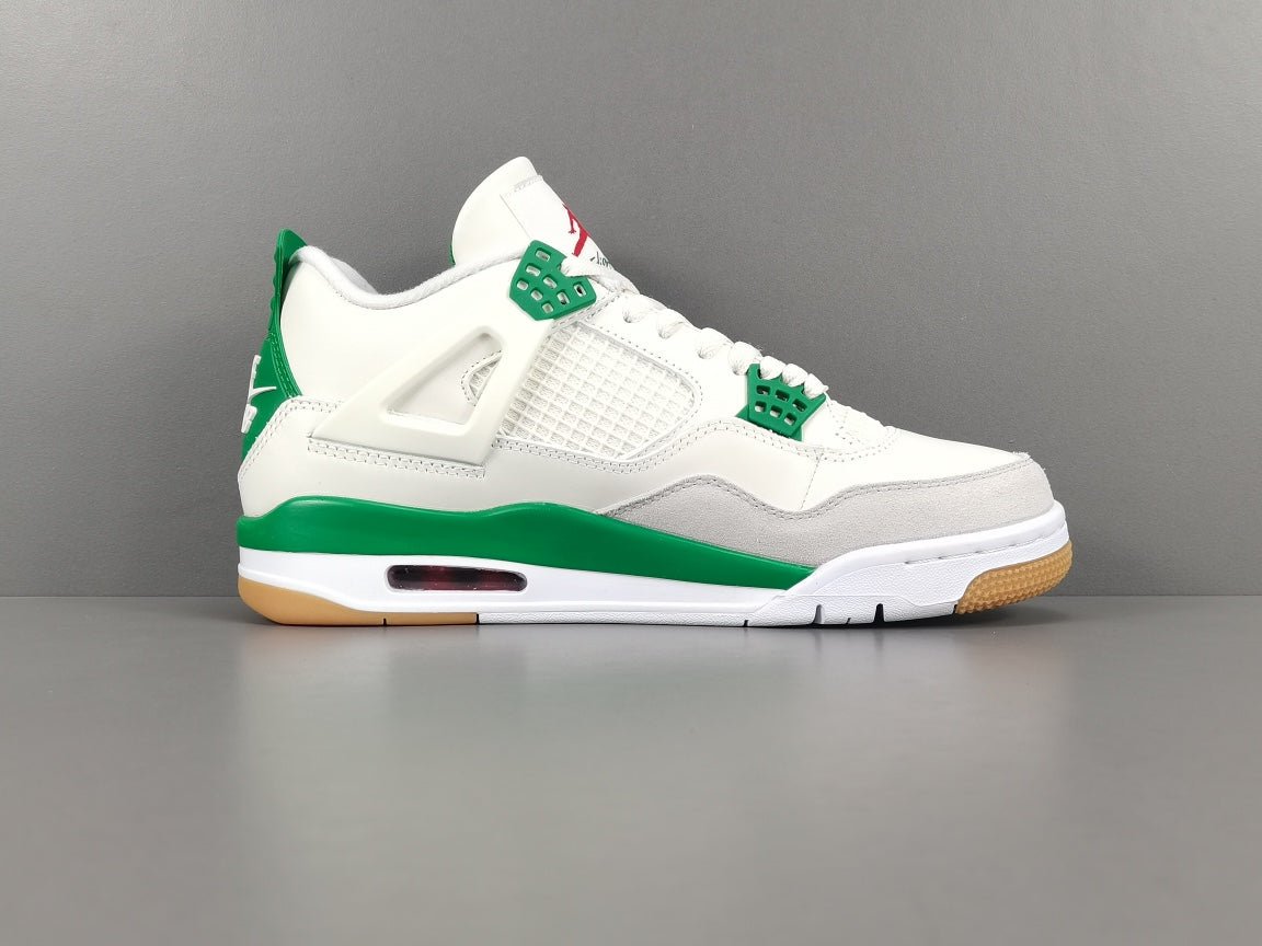 JORDAN 4 - Pine - Green Unisex Streetwear Limited Edition - Introducing the Jordan 4 SB Pine Green: Where Skateboarding Meets Iconic Style! Get ready to