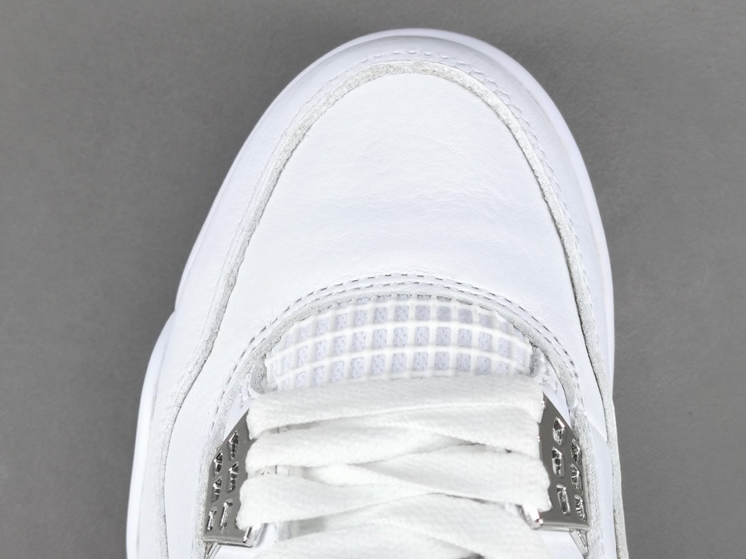 JORDAN 4 - Pure Money - White Unisex Streetwear Limited Edition - Introducing the Jordan 4 Pure Money, a sleek and sophisticated sneaker that embodies the perfect