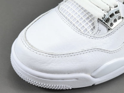 JORDAN 4 - Pure Money - White Unisex Streetwear Limited Edition - Introducing the Jordan 4 Pure Money, a sleek and sophisticated sneaker that embodies the perfect