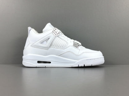 JORDAN 4 - Pure Money - White Unisex Streetwear Limited Edition - Introducing the Jordan 4 Pure Money, a sleek and sophisticated sneaker that embodies the perfect