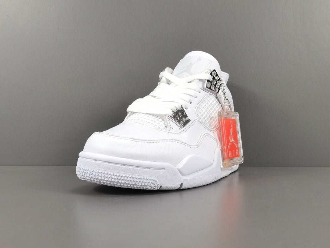 JORDAN 4 - Pure Money - White Unisex Streetwear Limited Edition - Introducing the Jordan 4 Pure Money, a sleek and sophisticated sneaker that embodies the perfect