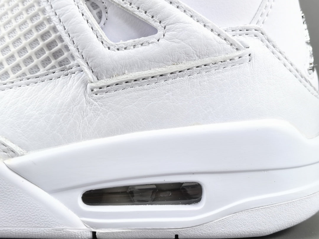 JORDAN 4 - Pure Money - White Unisex Streetwear Limited Edition - Introducing the Jordan 4 Pure Money, a sleek and sophisticated sneaker that embodies the perfect