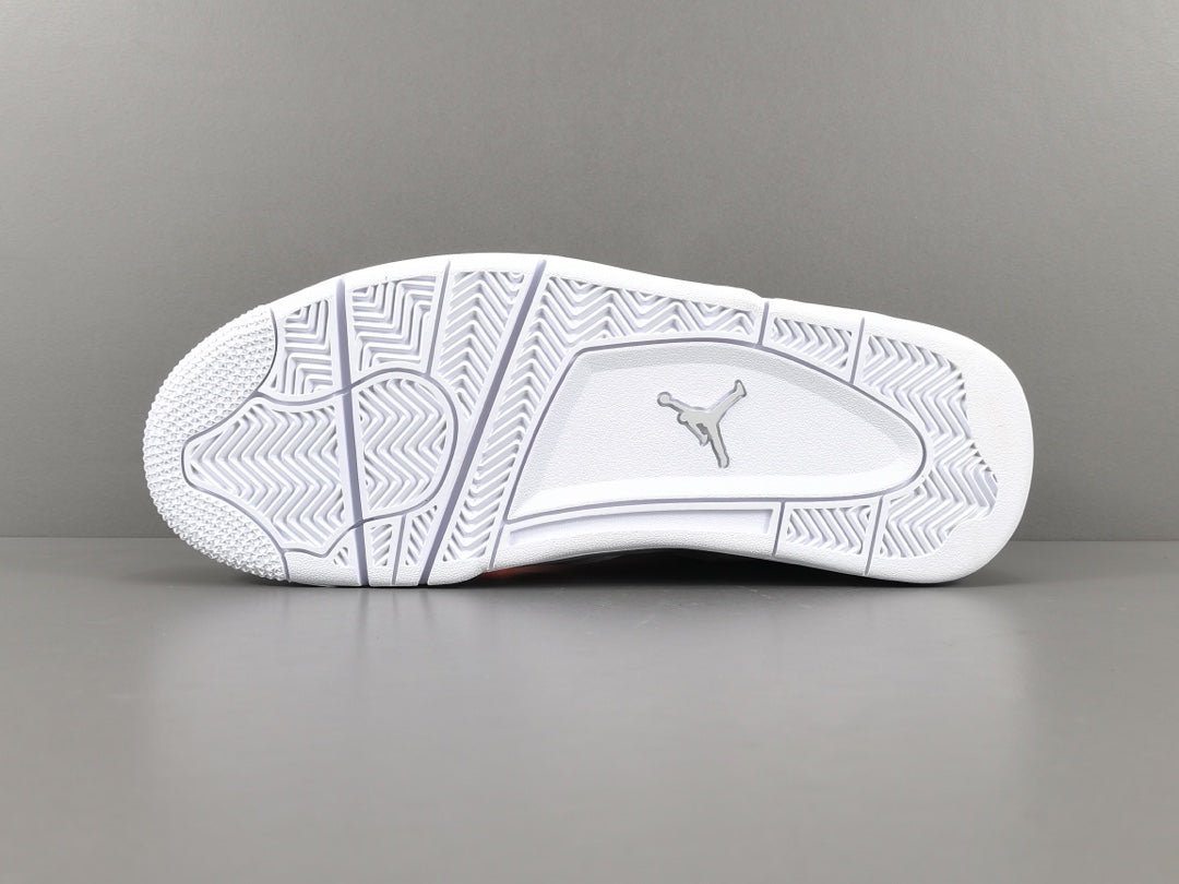JORDAN 4 - Pure Money - White Unisex Streetwear Limited Edition - Introducing the Jordan 4 Pure Money, a sleek and sophisticated sneaker that embodies the perfect