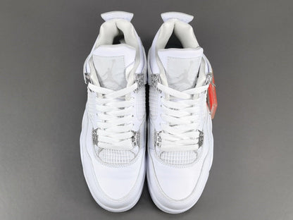 JORDAN 4 - Pure Money - White Unisex Streetwear Limited Edition - Introducing the Jordan 4 Pure Money, a sleek and sophisticated sneaker that embodies the perfect