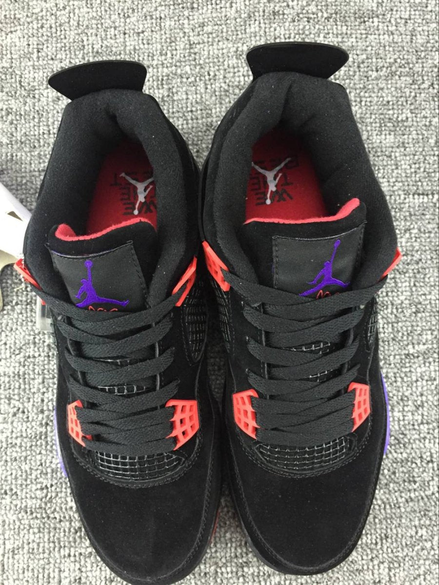 JORDAN 4 - Raptors Drake Ovo Sneakers - Black Unisex Streetwear Limited Edition