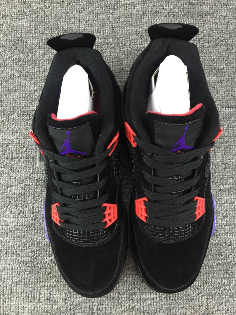 JORDAN 4 - Raptors Drake Ovo Sneakers - Black Unisex Streetwear Limited Edition