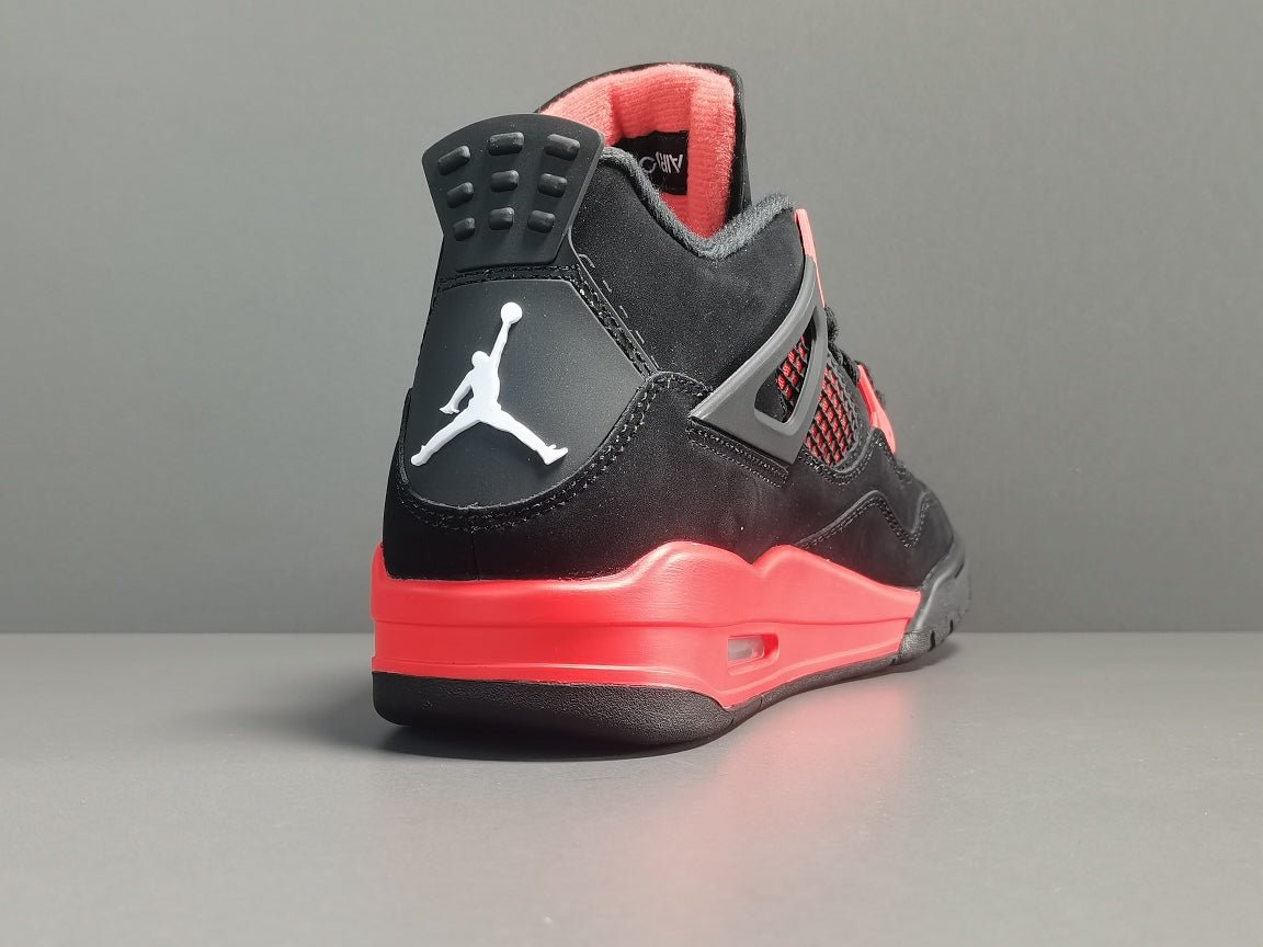 JORDAN 4 - Thunder Sneakers - Red Unisex Streetwear Limited Edition