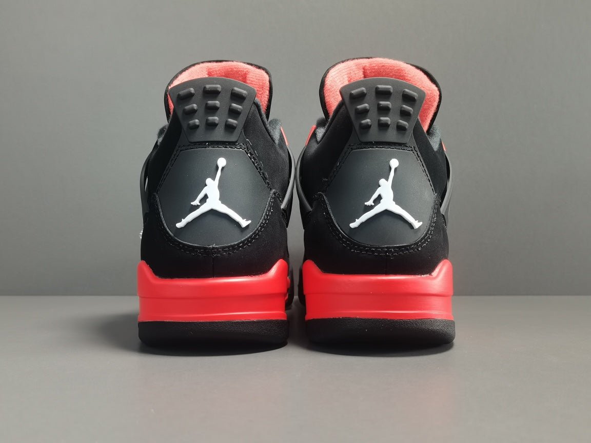 JORDAN 4 - Thunder Sneakers - Red Unisex Streetwear Limited Edition