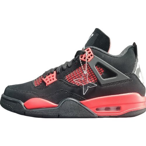 JORDAN 4 - Thunder Sneakers - Red Unisex Streetwear Limited Edition