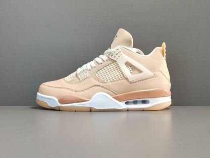JORDAN 4 - Retro Shimmer Sneakers - Black Unisex Streetwear Limited Edition