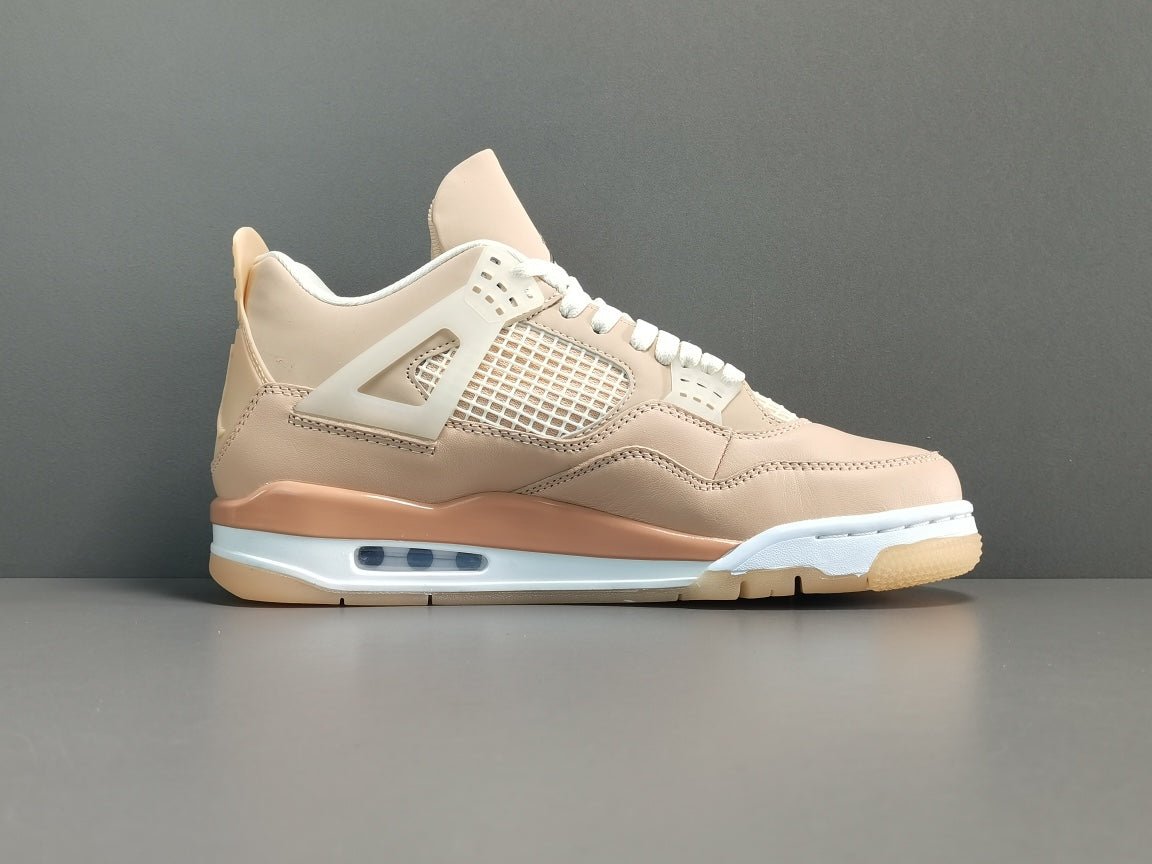 JORDAN 4 - Retro Shimmer Sneakers - Black Unisex Streetwear Limited Edition