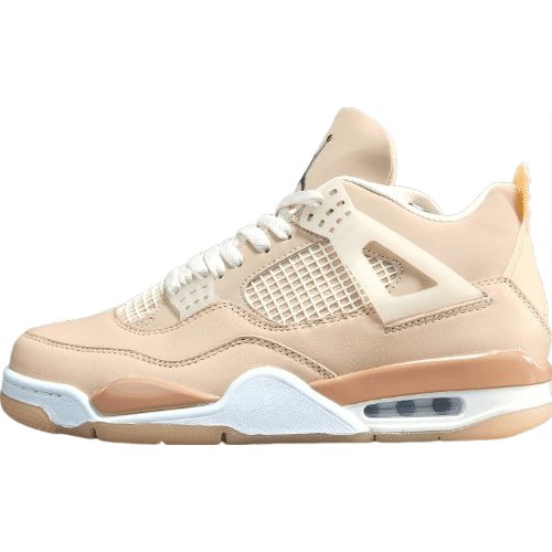 JORDAN 4 - Retro Shimmer Sneakers - Black Unisex Streetwear Limited Edition