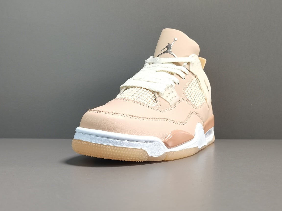 JORDAN 4 - Retro Shimmer Sneakers - Black Unisex Streetwear Limited Edition
