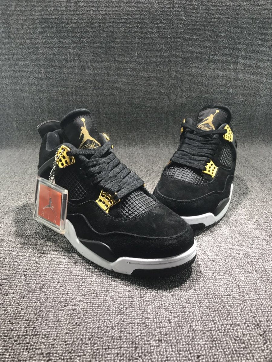 JORDAN 4 - Royalty Sneakers - Black Unisex Streetwear Limited Edition