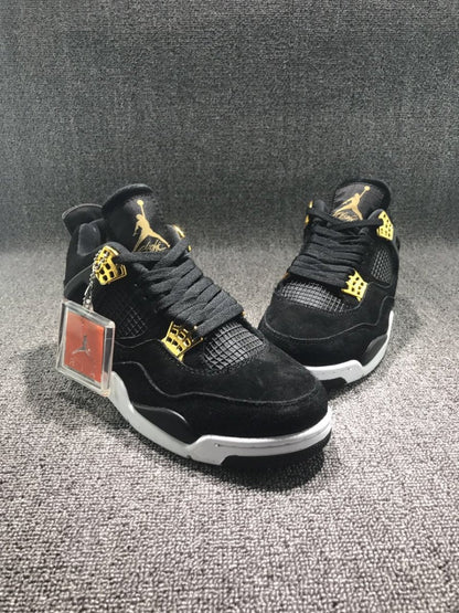 JORDAN 4 - Royalty Sneakers - Black Unisex Streetwear Limited Edition