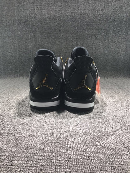 JORDAN 4 - Royalty Sneakers - Black Unisex Streetwear Limited Edition