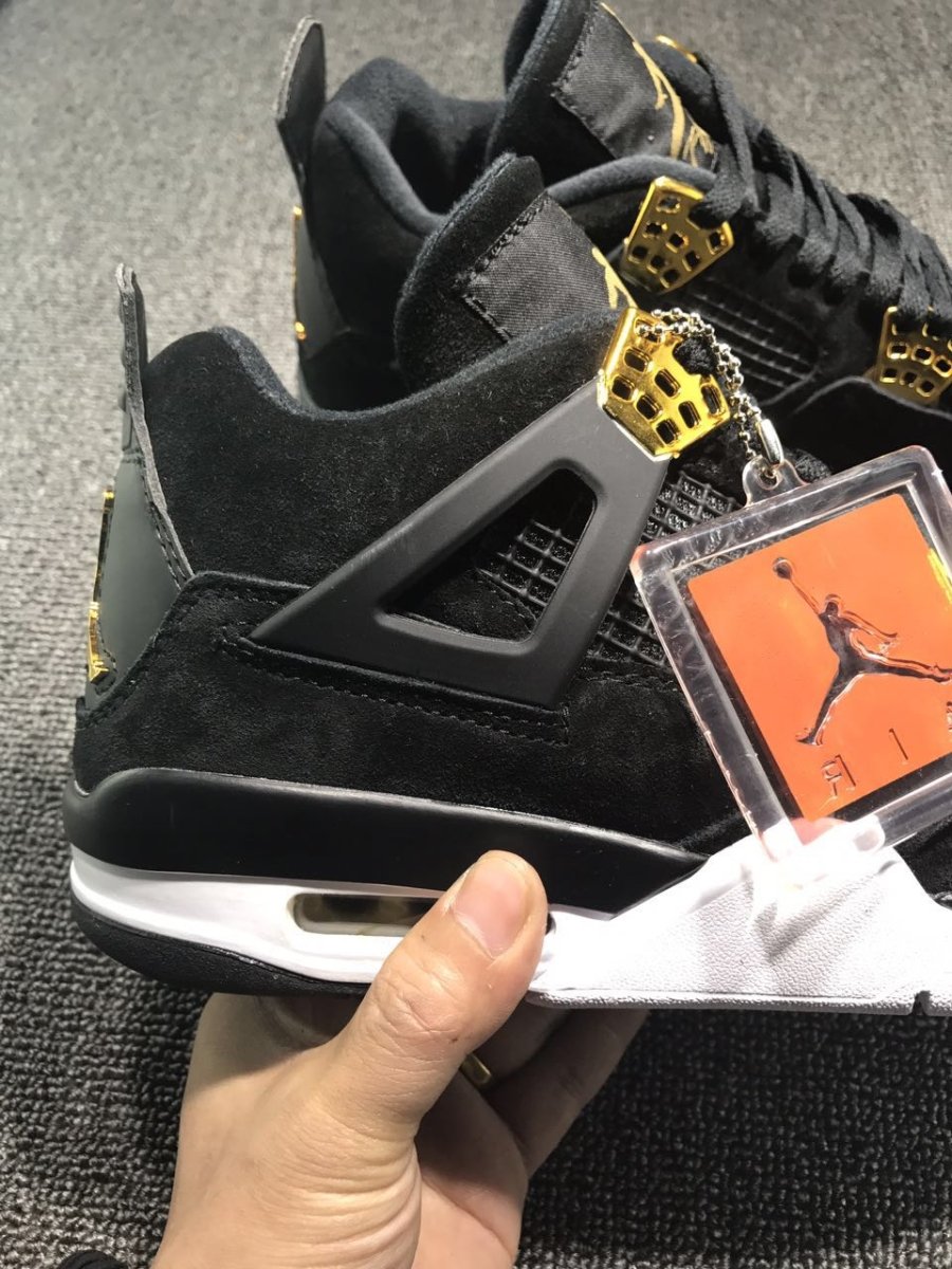 JORDAN 4 - Royalty Sneakers - Black Unisex Streetwear Limited Edition