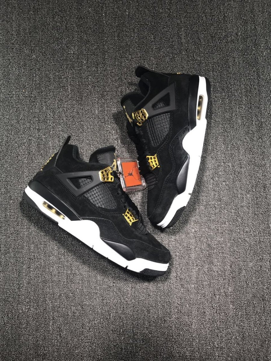 JORDAN 4 - Royalty Sneakers - Black Unisex Streetwear Limited Edition