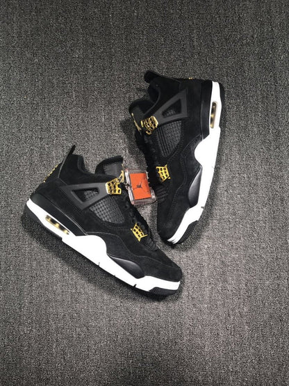 JORDAN 4 - Royalty Sneakers - Black Unisex Streetwear Limited Edition