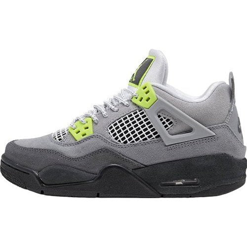 JORDAN 4 - Se 95 Neon Sneakers - Black Unisex Streetwear Limited Edition
