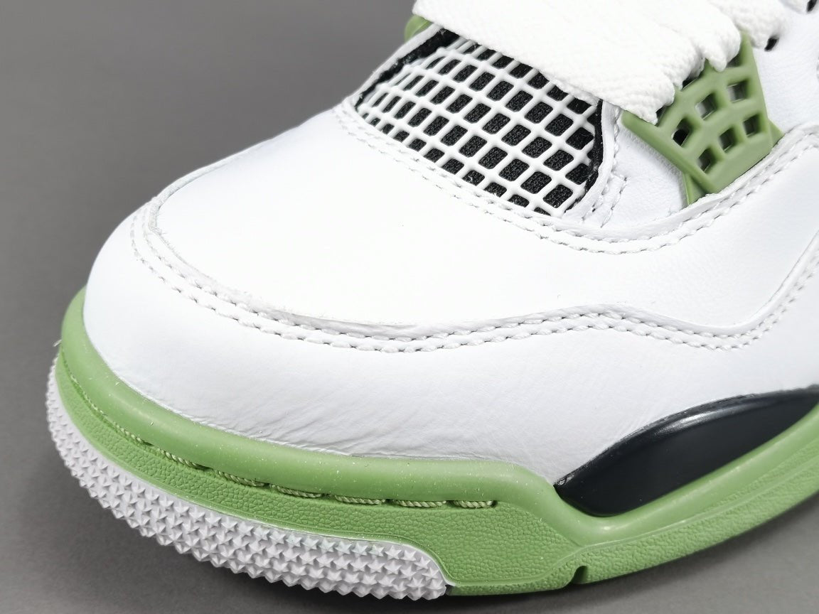 JORDAN 4 - Seafoam Sneakers - Black Unisex Streetwear Limited Edition - Introducing the Jordan 4 Seafoam: A Refreshing Twist on an Iconic Sneaker! Prepare to make