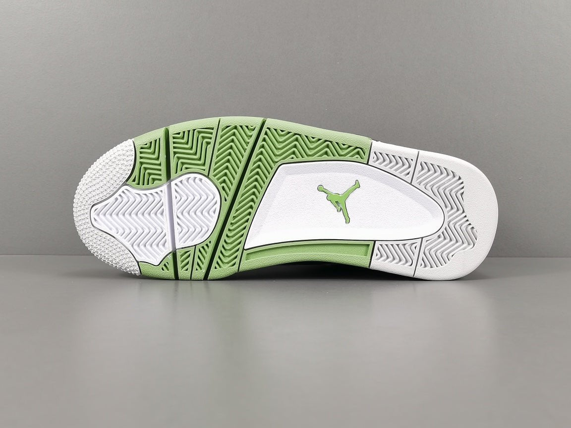 JORDAN 4 - Seafoam Sneakers - Black Unisex Streetwear Limited Edition - Introducing the Jordan 4 Seafoam: A Refreshing Twist on an Iconic Sneaker! Prepare to make