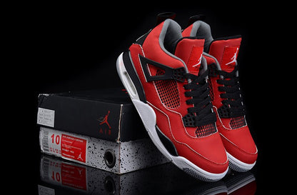 JORDAN 4 - Toro Bravo Sneakers - Black Unisex Streetwear Limited Edition